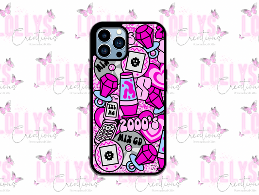 Retro y2k 2000s style phone case | can also be personalised