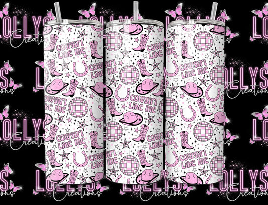 20oz insulated hot & cold tumbler | cowgirl like me cute idea gifts for her | handmade to order |