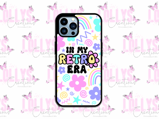 In my retro era phone case | can also be personalised