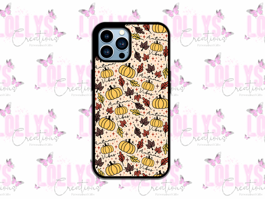 Autumn vibes fall phone case | can also be personalised