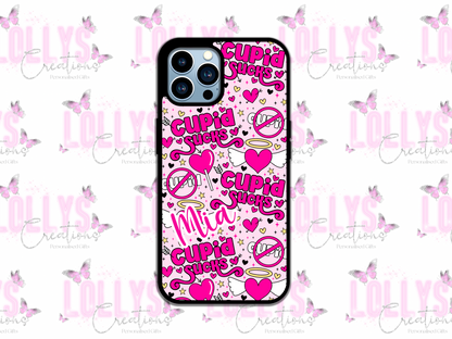 Cupid sucks valentines phone case | can also be personalised