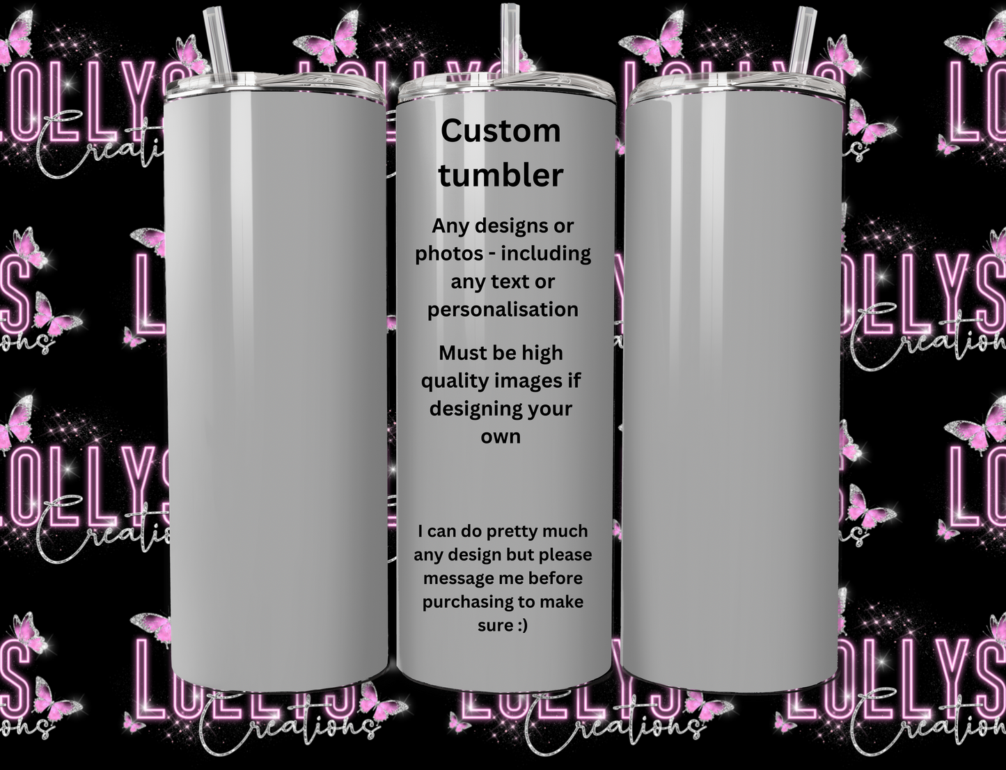 20oz insulated hot & cold tumbler | CUSTOM DESIGN TUMBLER | handmade to order |