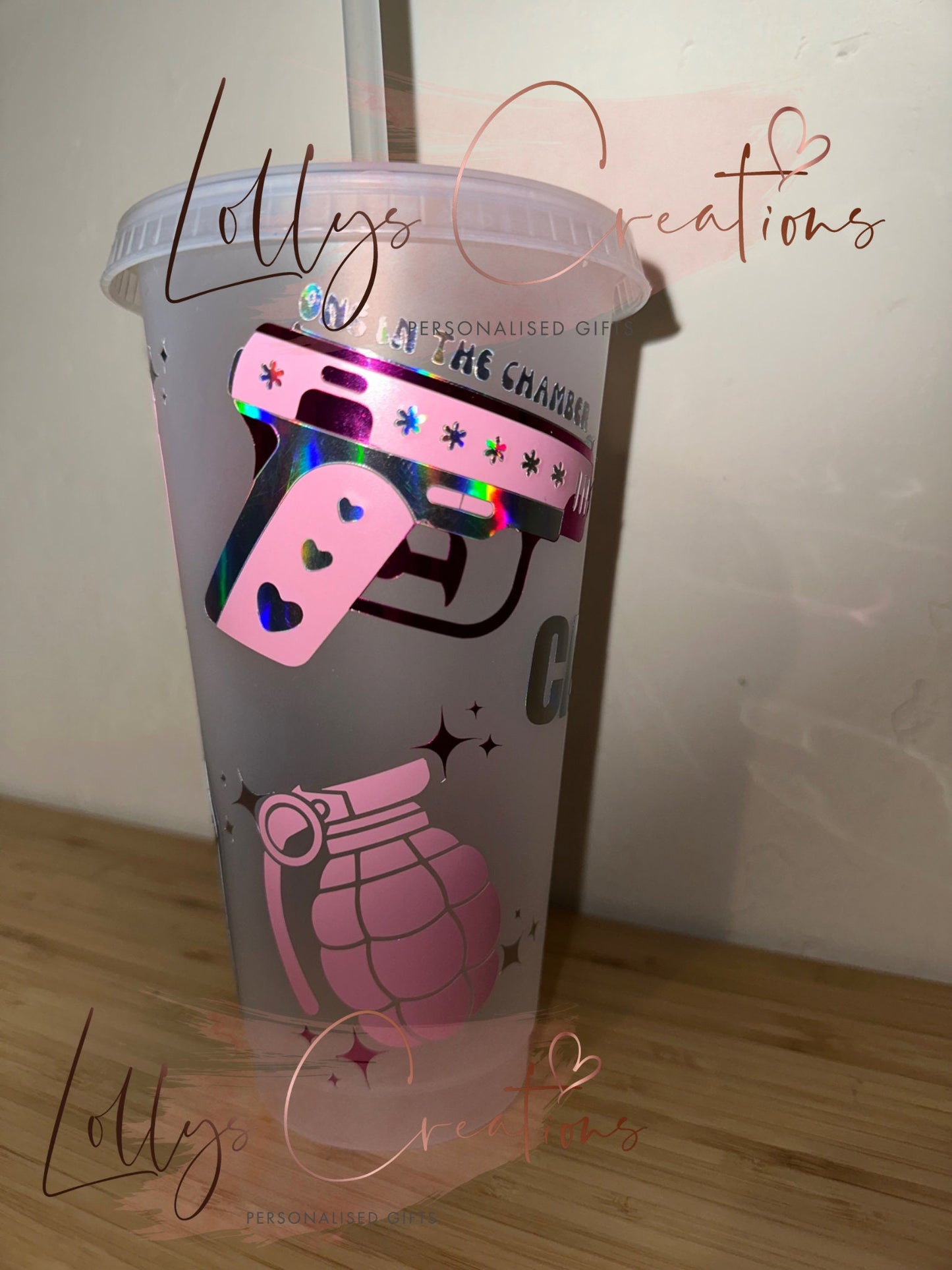 24oz call of duty warzone cup | custom made | personalised personalisable | gamer girl | girly | gaming | pink